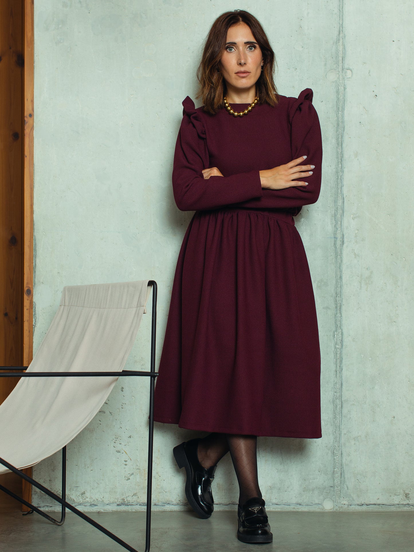 Celine | Burgundy