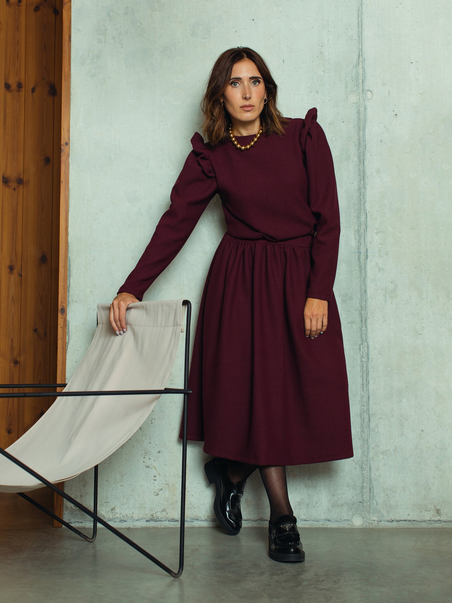 Celine | Burgundy