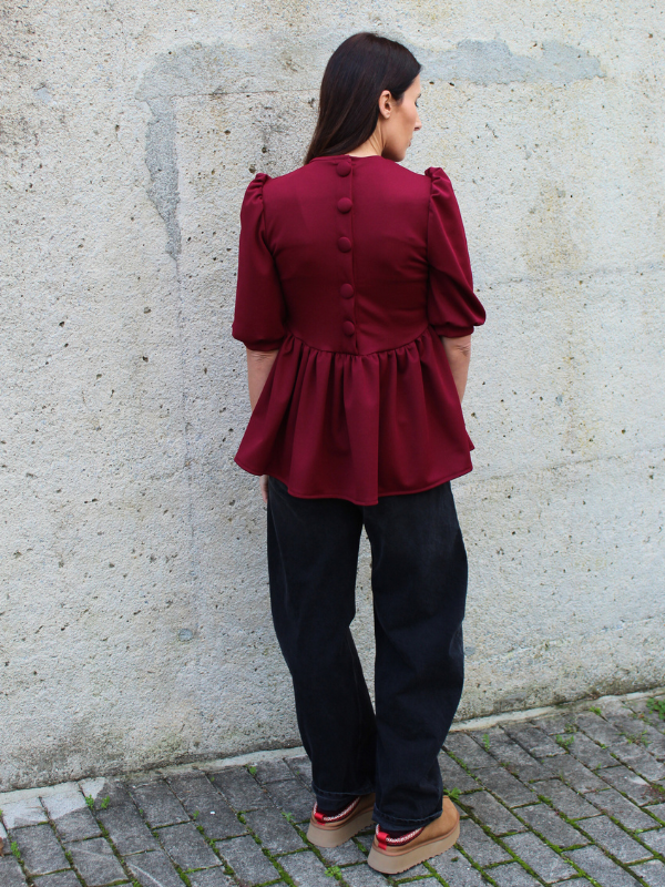 Blusa Mary | Bordeaux