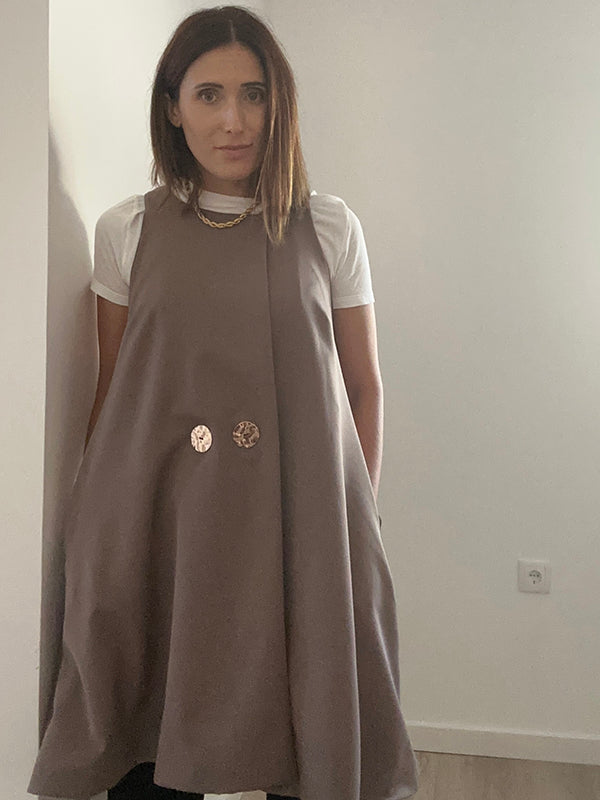 Vestido Cynthia | Beige
