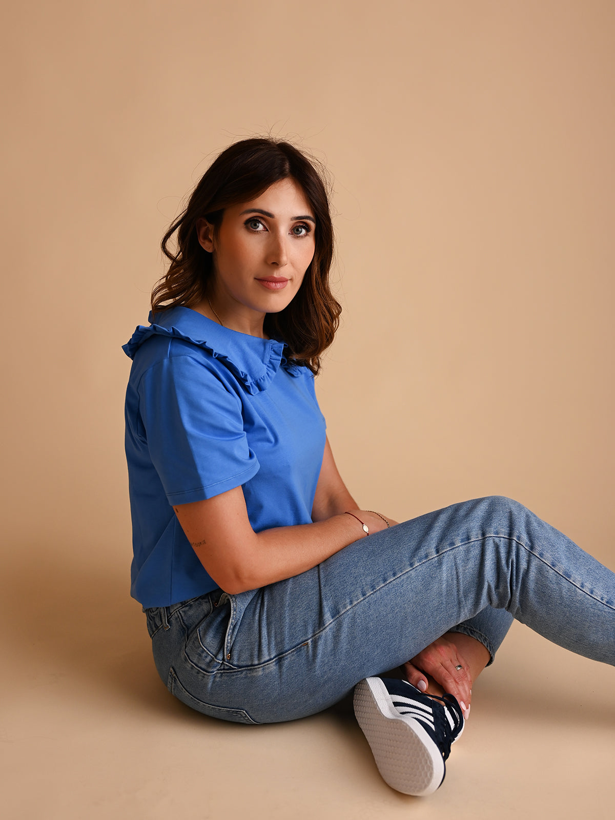Tshirt Merry | Blue Denim
