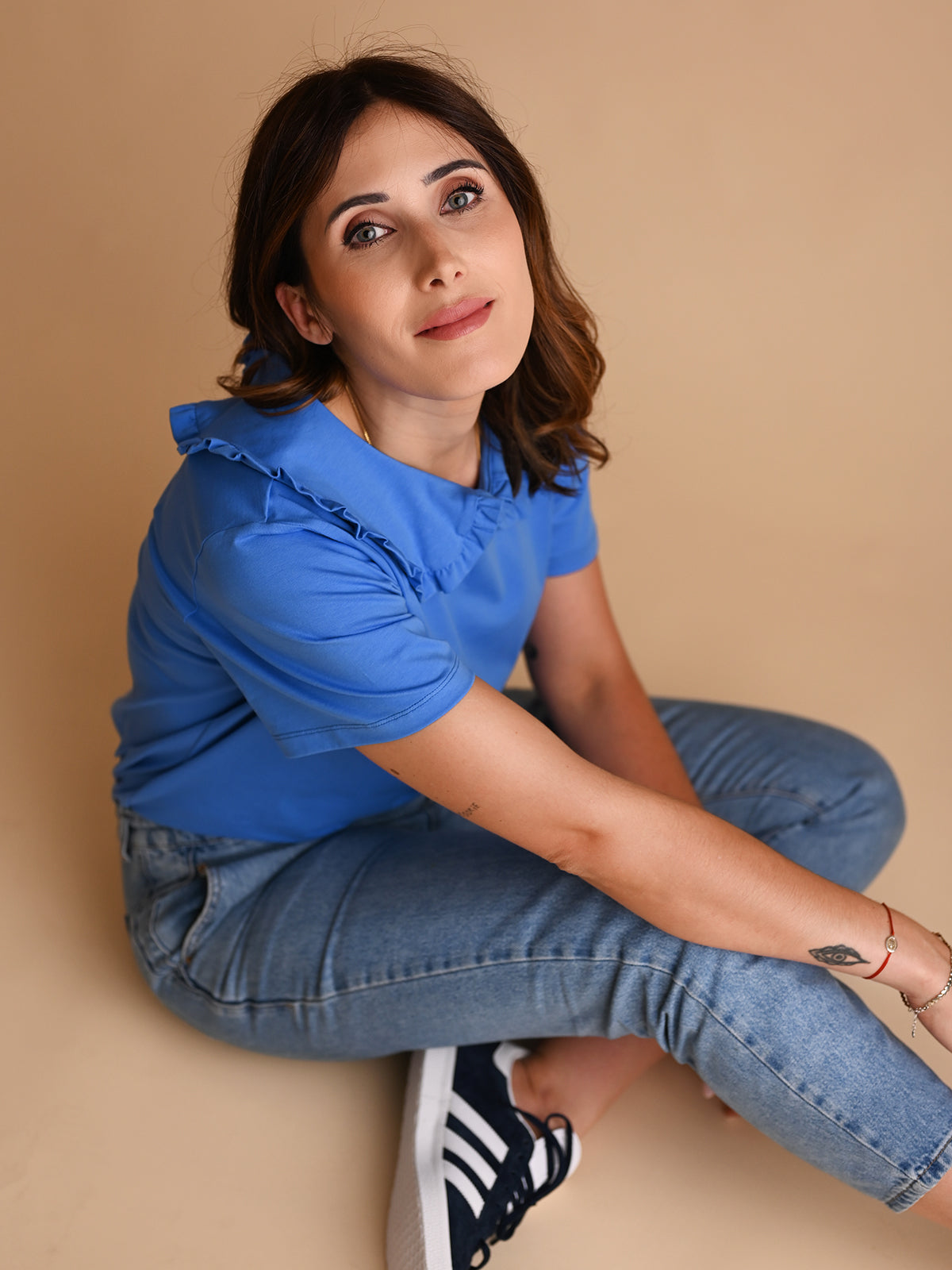 Tshirt Merry | Blue Denim