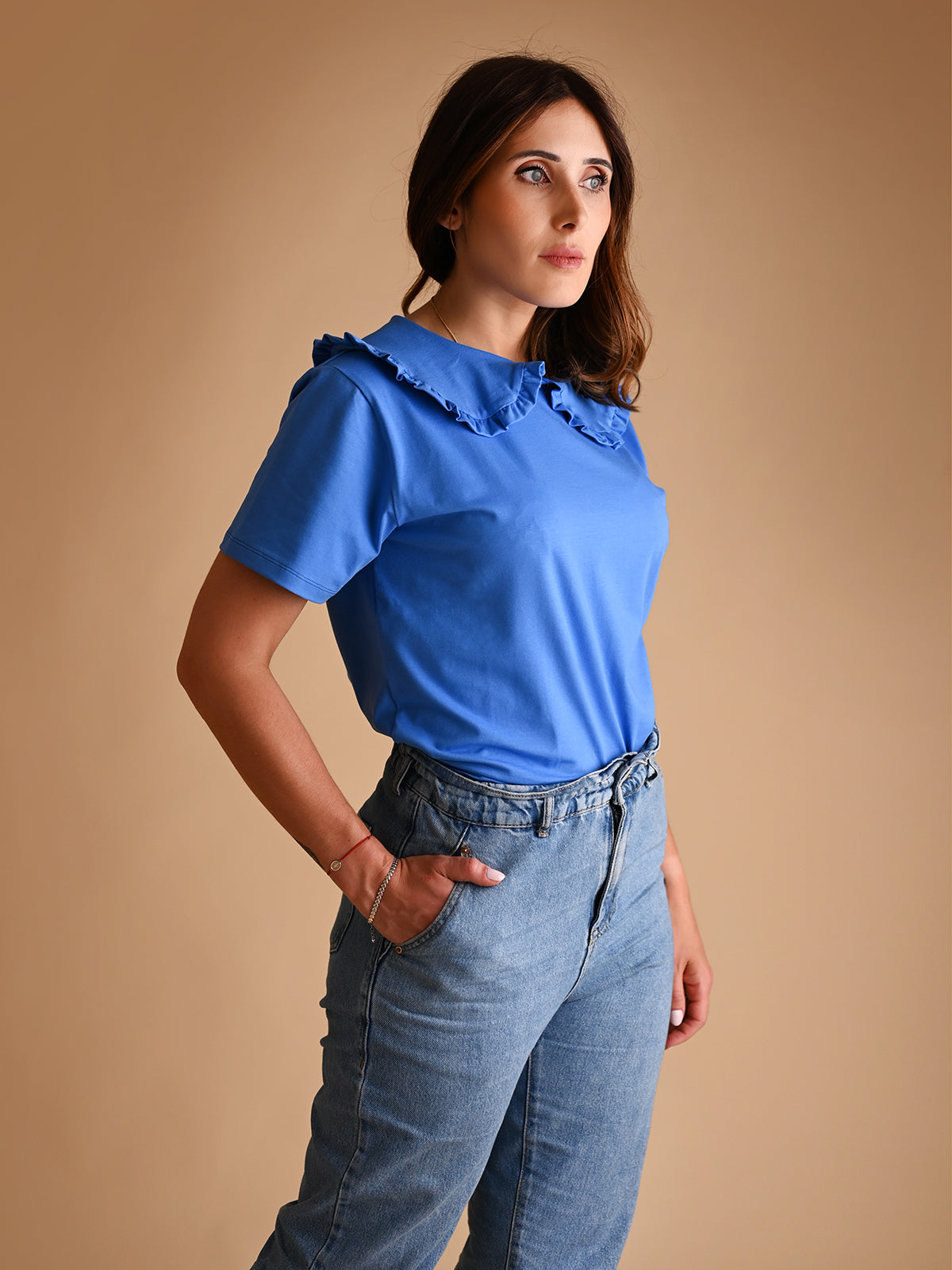 Tshirt Merry | Blue Denim