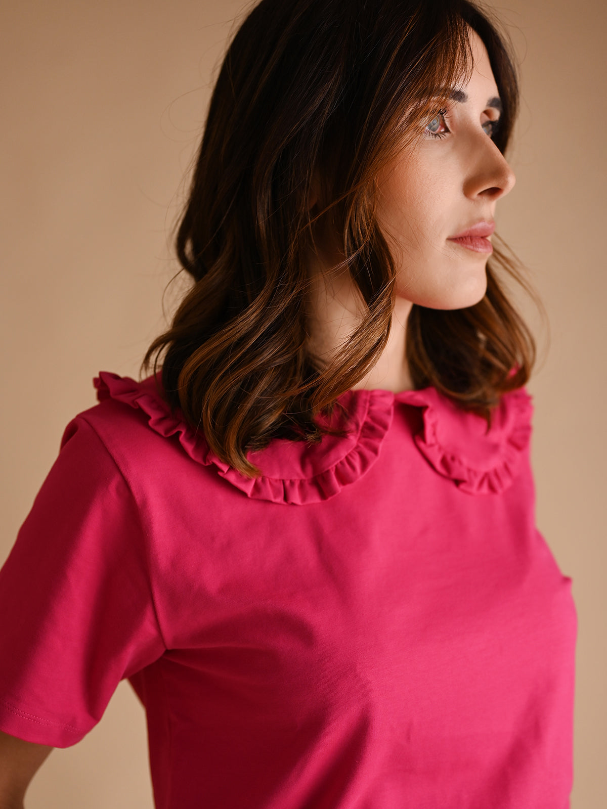 Tshirt Merry | Pink Magenta