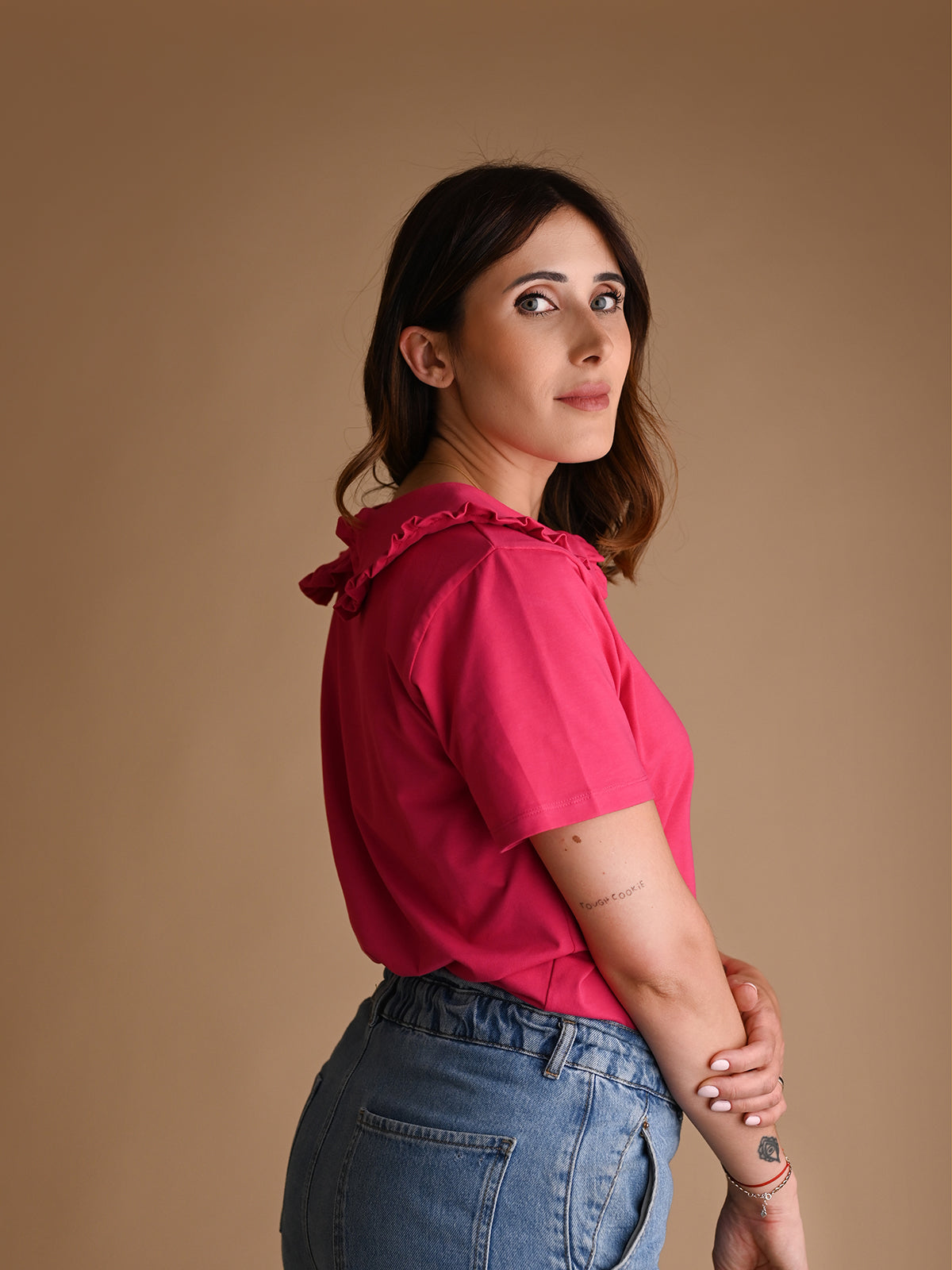 Tshirt Merry | Pink Magenta