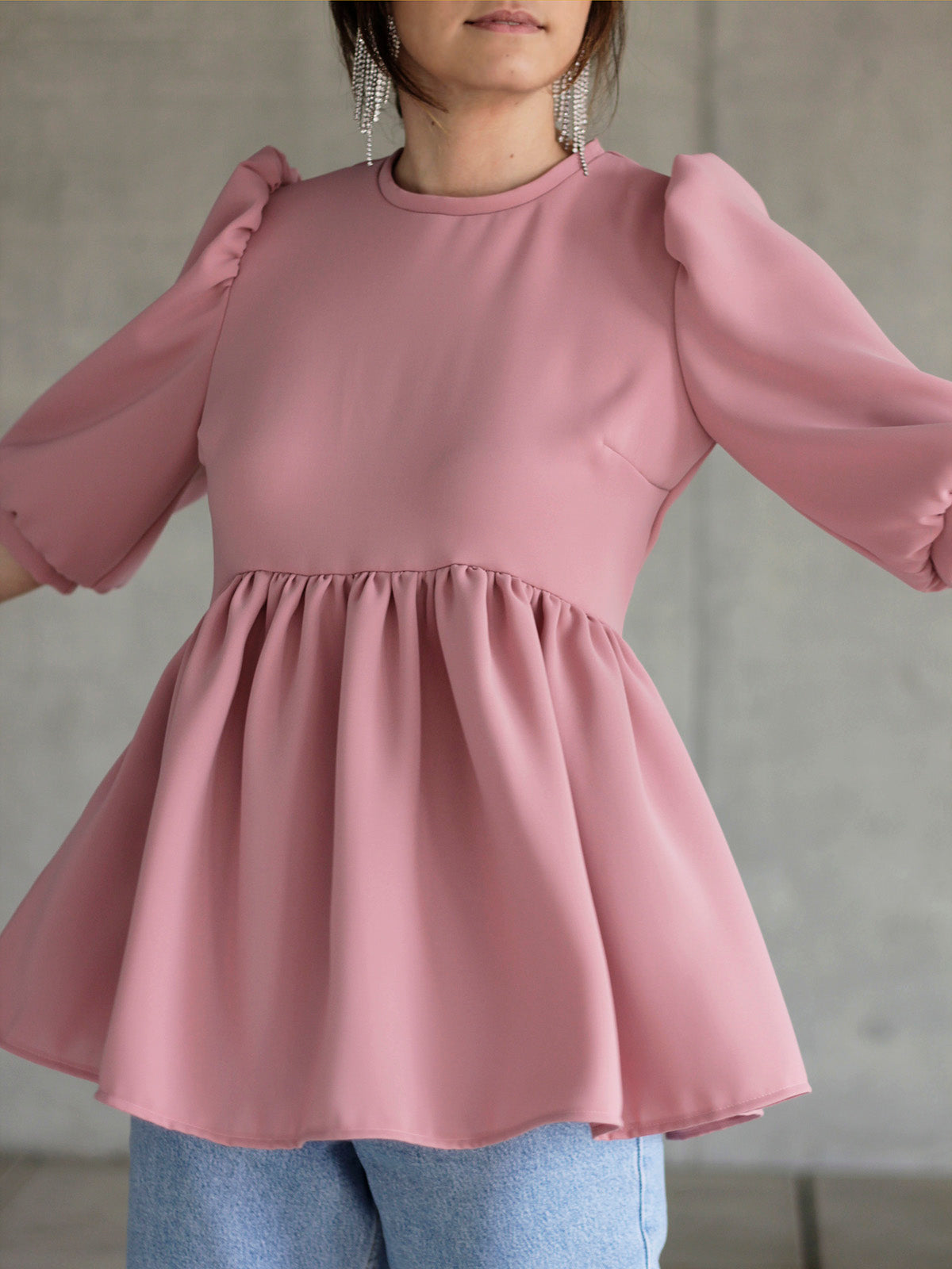 Mary Blouse | Soft Pink