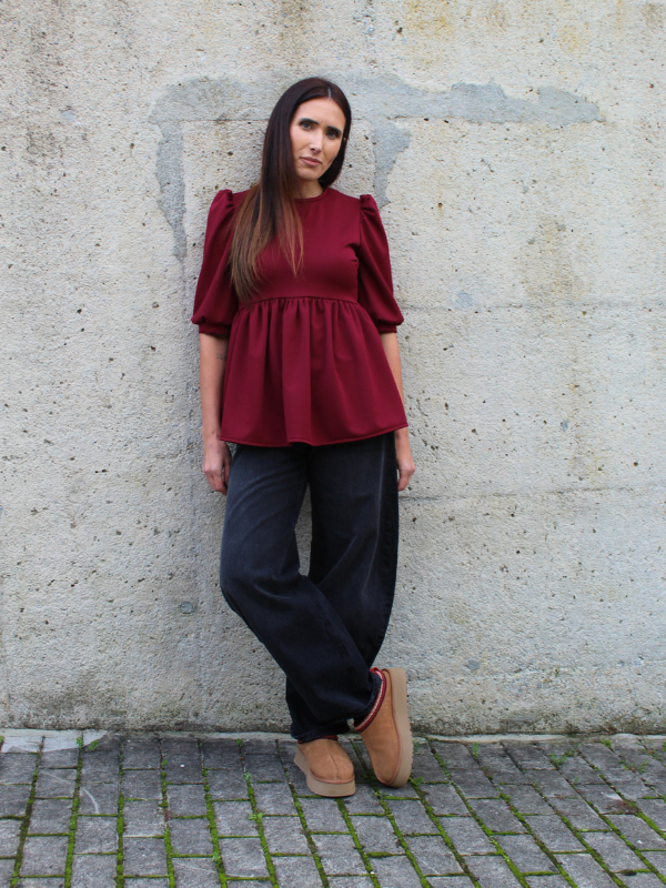 Blusa Mary | Bordeaux