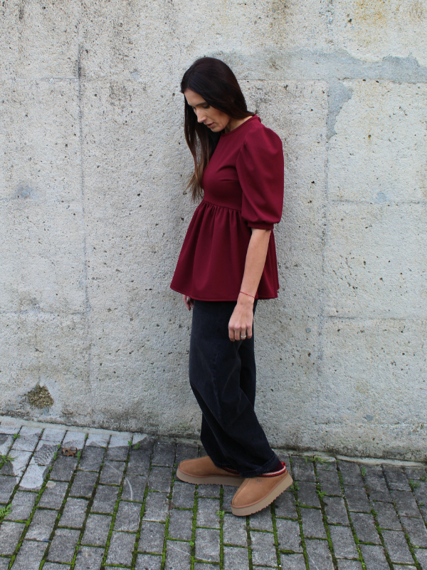 Blusa Mary | Bordeaux