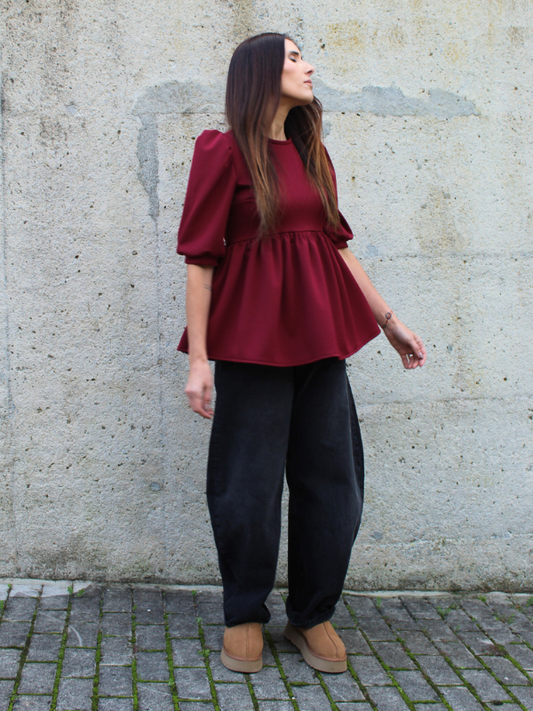 Blusa Mary | Bordeaux