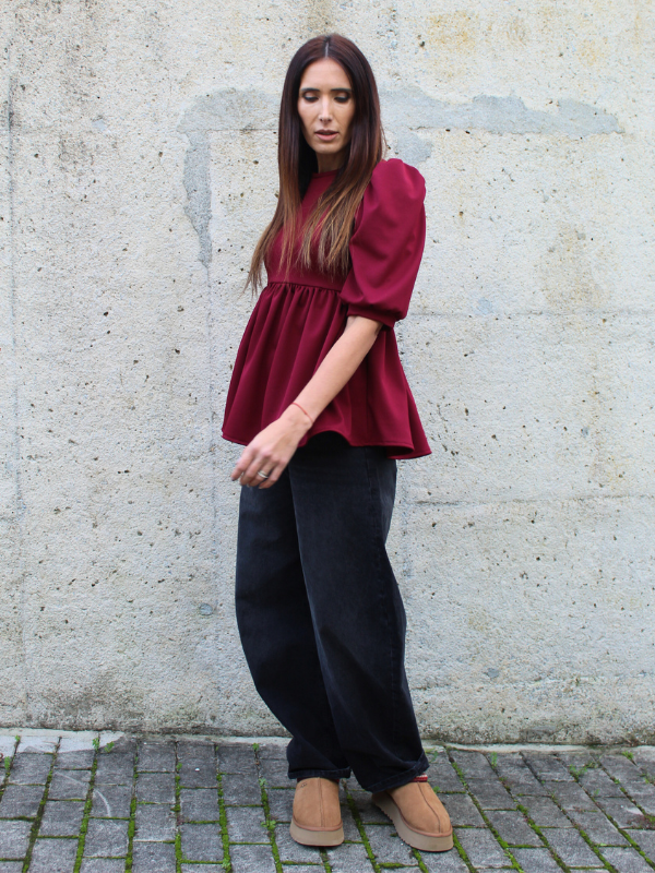 Blusa Mary | Bordeaux