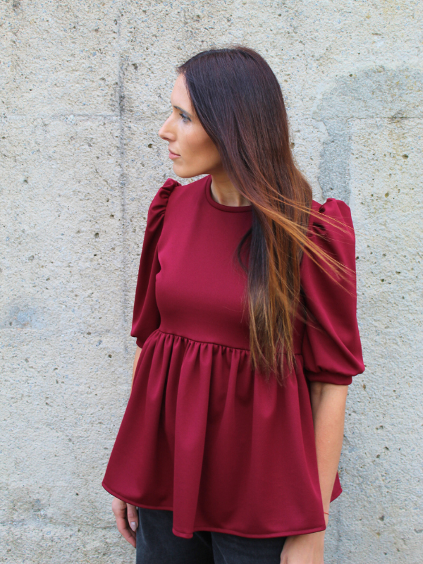Blusa Mary | Bordeaux