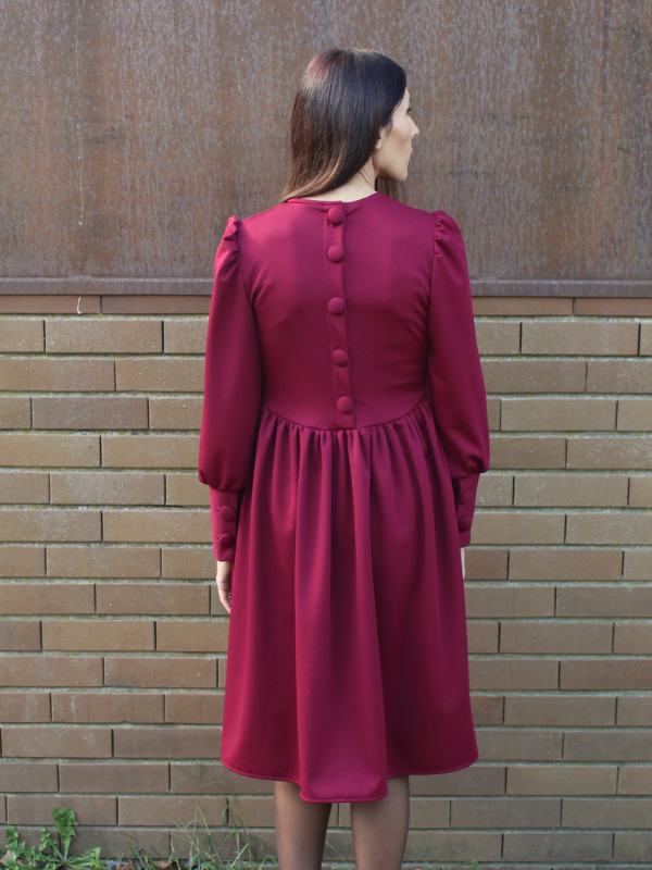 Vestido Mary | Bordeaux