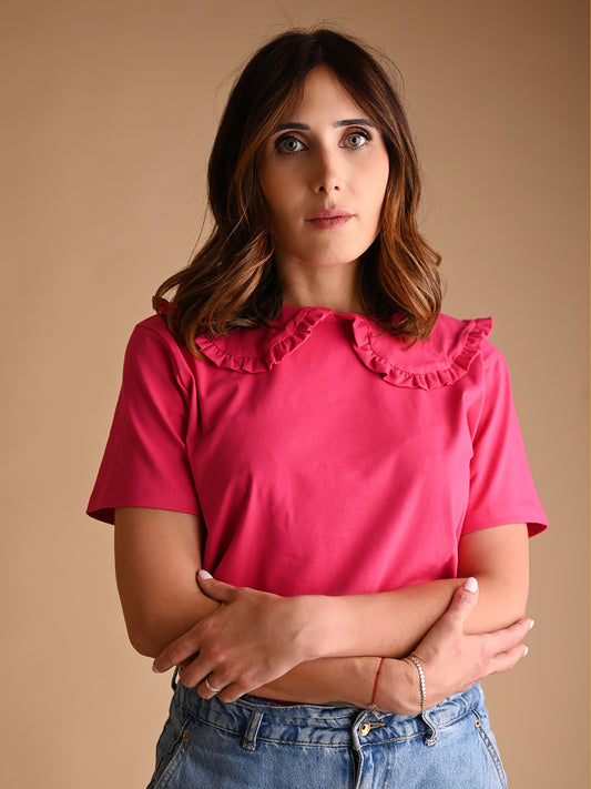 Tshirt Merry | Pink Magenta