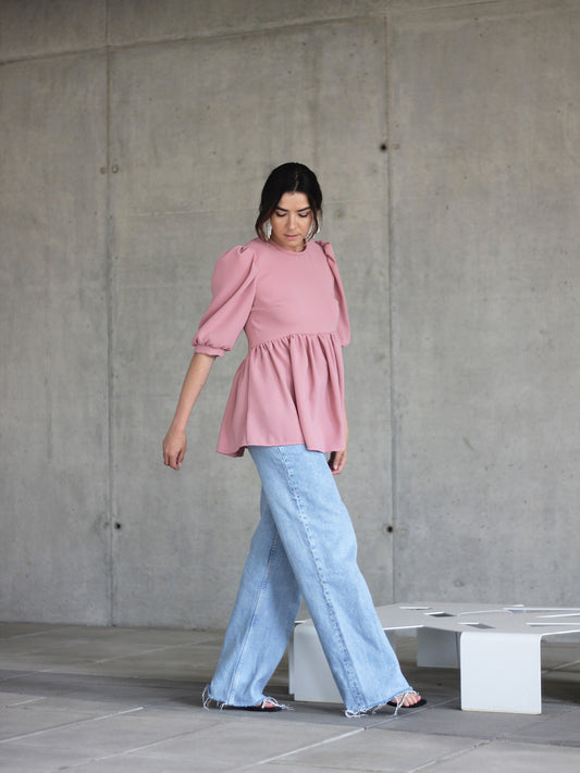 Mary Blouse | Soft Pink