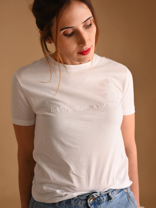 Tshirt LOVE | Woman White